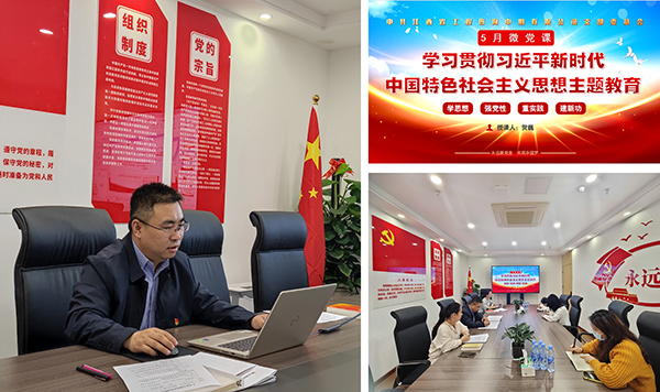 安博电子官方网站党支部开展学习贯彻习近平新时代中国特色社会主义思想主题教育专题党课活动