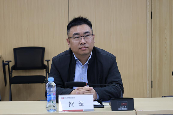 省发展改革委铁建处胡侃处长一行到安博电子官方网站交流座谈